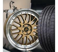 19" Keskin KT22 Gold E3 Sommerräder 245/40 Reifen für Seat Cupra Ateca Typ 5FP