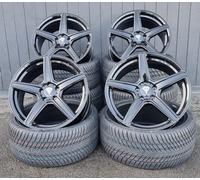 Axxion AX7, 9x19 5/112 ET35, schwarz Front poliert