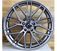 Damina Performance, DM09, 8,5x19 ET35 5x112 72,6, black painted red Inlay