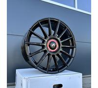 Damina Performance, DM09, 8,5x19 ET35 5x112 72,6, black painted red Inlay