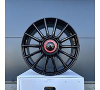 Damina Performance, DM09, 8,5x19 ET35 5x112 72,6, black painted red Inlay