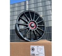 Damina Performance, DM09, 8,5x19 ET35 5x112 72,6, black painted red Inlay