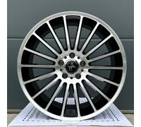 ALUFELGEN KESKIN, KT15 SPEED, 8,5X19 ET45 5X112 66,6, BLACK FRONT POLISH