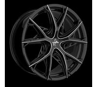 19 Zoll KESKIN KT24 5x108 ET40 Alufelgen BLACK SECRET DIAMOND