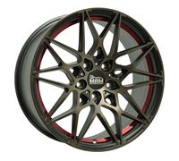 19 Zoll MAM B2 5x112 ET30 Alufelgen BRONZE RED INSIDE