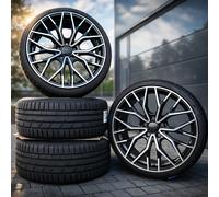Damina Performance DM08 black 8.5x19" ET35 LK5 112 ML 66.6 Alufelgen 19 Zoll