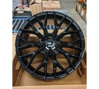 2DRV WH37 Schwarz Glanz Lackiert Alufelge 19 Zoll ET46 5x114,3 ML72,6
