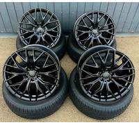 Damina Performance DM08 black 8.5x19" ET35 LK5 112 ML 66.6 Alufelgen 19 Zoll