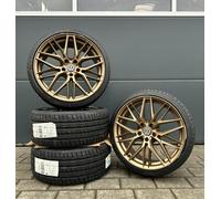 Damina Performance DM08 matt bronze 8.5x19" ET35 LK5 112 ML 66.6 Alufelgen 19...