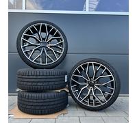 2DRV WH37 Schwarz Hochglanzpoliert Alufelge 19 Zoll ET48 5x112 ML66,6