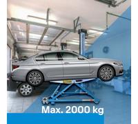 Kipphebebühne Mobile Werkstatt Wagenheber Kurzhub PKW Lift bis 2000 kg 2T BITUXX