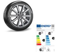 195/60 R16 89H Volkswagen Taigo T-Cross Winterkomplettrad Leichtmetallfelge Continental rechts 2GM073526CDM9