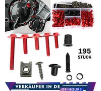 195 Motorrad Windschutzscheiben Verkleidungsschrauben Karosserie Schrauben M5 M6