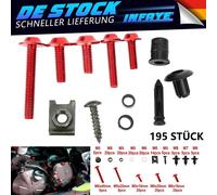 195 Stück Universal Motorrad Windschutzscheiben Verkleidungsschrauben Set
