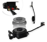 19583/ Pneumatischer Wagenheber Druckluftwagenheber Luftkissen bis 3T Schwarz