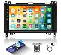 1G+32G Android Autoradio für Mercedes Benz A/B Class W169 W245 B160 B170 B180 B200 W639 Vito Viano W906 Sprinter 9 Zoll Autoradio mit Navi GPS WiFi Mirror Link Bluetooth FM/RDS/SWC Rückfahrkamera
