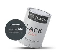 1K Motorradlack Basislack Lackdose Yamaha 122 DARK GREY METALLIC