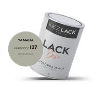 1K Motorradlack Basislack Lackdose Yamaha 127 SILVER METALLIC