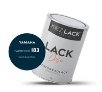 1K Motorradlack Basislack Lackdose Yamaha 183 DARK BLUE MICA