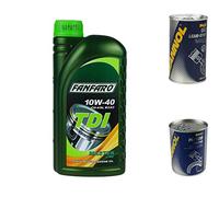 1L Motoröl FANFARO TDI 10W-40 1x MANNOL Leak-Stop ADDITIV+Motor Doctor