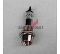 1PC DC 12V 8mm Cab Electronic Products Indicator Light Lamp XD-02R Red New