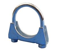 1St Auspuffschelle Rohr-Bügelschelle U-Bolt Clamp M10 x 45 mm Flachbügelschelle
