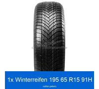 1x 195/65 R15 91H Tracmax X-Privilo S-130 3PMSF Winterreifen | 33713