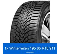 1x 195/65 R15 91T Winterreifen Sailun Ice Blazer Alpine Plus 3PMSF | 20610