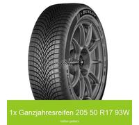 1x 205/50 R17 93W Ganzjahresreifen Dunlop All Season 2 3PMSF XL | 52125
