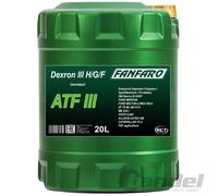 20 (1x20) Liter FANFARO ATF III Automatik-Getriebeöl Dexron III / Ford Mercon