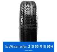 1x 215/55 R18 95H Ovation W 586 3PMSF Winterreifen | 44968