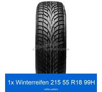 1x 215/55 R18 99H Winterreifen Nankang Winter Activa SV-3 3PMSF XL | 46744
