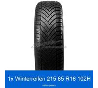 1x 215/65 R16 102H Vredestein WinTrac 3PMSF XL Winterreifen | 20100