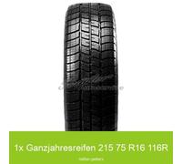 1x 215/75 R16 C 116R Allwetterreifen Vredestein Comtrac 2 All Season Plus | 7809