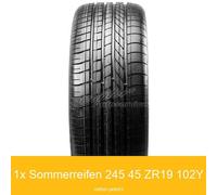 1x 245/45 R19 102Y Goodyear EfficientGrip Notlauf-MOE XL Sommerreifen | 92093