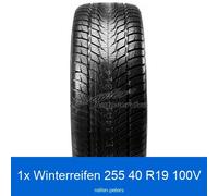 1x 255/40 R19 100V Winterreifen Superia BlueWin UHP-2 3PMSF XL | 34294