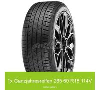 1x 265/60 R18 114V Allwetterreifen Vredestein Quatrac Pro Plus 3PMSF XL | 14441