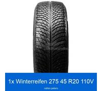 1x 275/45 R20 110V Michelin Pilot Alpin 5 SUV 3PMSF XL Winterreifen | 52355