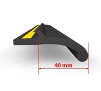 1x 40mm Kotflügel Verbreiterung 2 Meter lange Stücke Gummilippe universell NEU