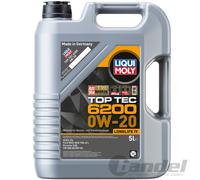 1x Liqui Moly 20781 LM Top Tec 6200 0W-20 5 l