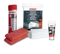 1x 75ml SONAX CHROM- & ALUPASTE + POLIERVLIESTÜCHER + 2x MICORFASERTÜCHER AUSSEN