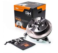Gema Herrerías Radlagergehäuse GH-282551AV Komplett vorne links für Ford Transit Bremse Ø280mm
