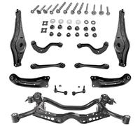 1x Achsträger 1x Querlenker Satz Hinterachse für Passat 3C2 Variant 3C5 für Passat 362 + Variant 365 Alltrack 365 für Passat CC 357 + 358
