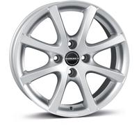1x Alufelge Borbet LV4 6.5J X 15 4/100 ET: 35 crystal silver KBA 47221