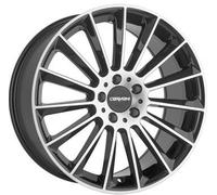 1x Alufelge CARMANI 17 Fritz 8J X 19 5/112 ET: 38 black polish KBA 53390