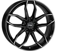 1x Alufelge RIAL Lucca 8J X 20 5/112 ET: 45 diamant-schwarz frontpoliert 52470