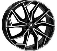 1x ALUTEC ADX.02 4-LOCH diamantschwarz frontpoliert 7.5Jx18 4x108 ET32