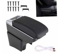 1x Armlehne Mittelkonsole Mittelarmlehne Ledertop Für VW Polo MK5 6R 12-18+USB