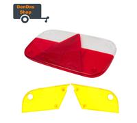 1x Aspöck Multipoint 3 III Lichtscheiben Ersatzglas für links oder rechts Uni