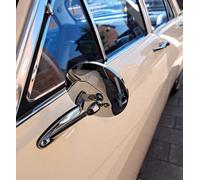 Universeller Oldtimer Außenspiegel - Chrom - 1 Stück passend für Fahrer- und Beifahrerseite~